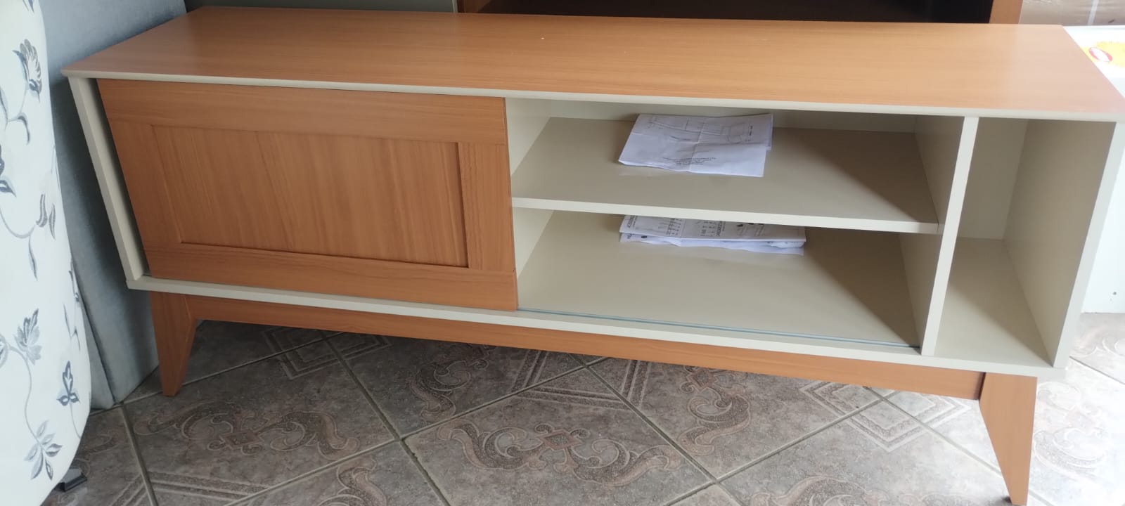 Rack para TV montado